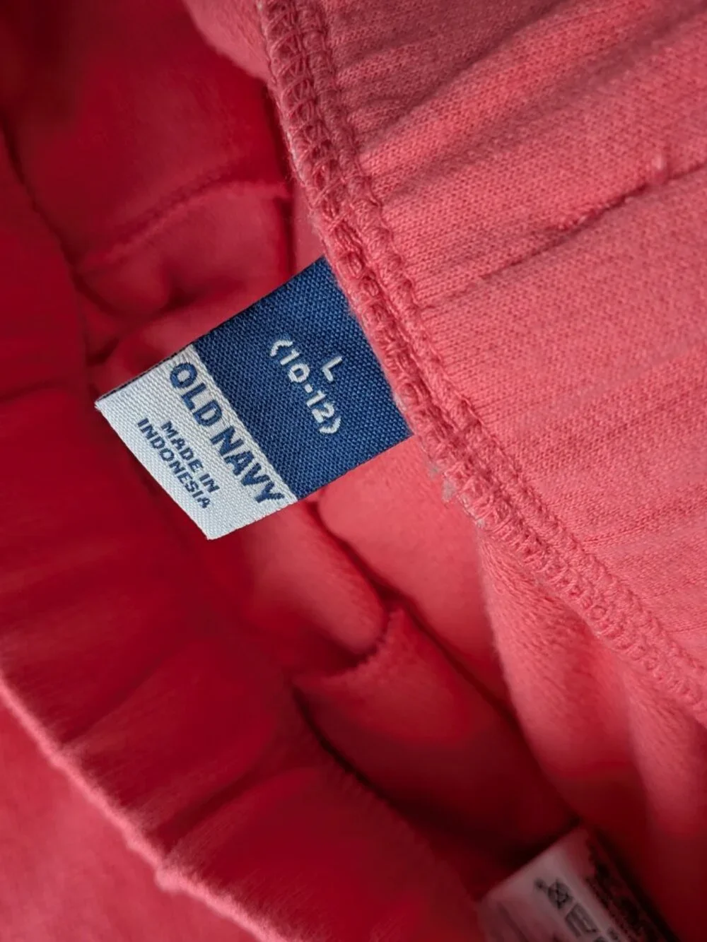 Girl's Old Navy Coral dolphin-hem shorts large 10/12